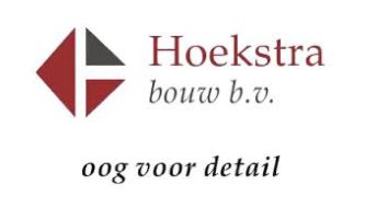 Hoekstra Bouw Een van onze klanten is Hoekstra Bouw uit Noordhorn